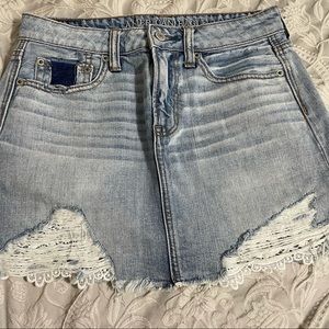 American Eagle jean skirt